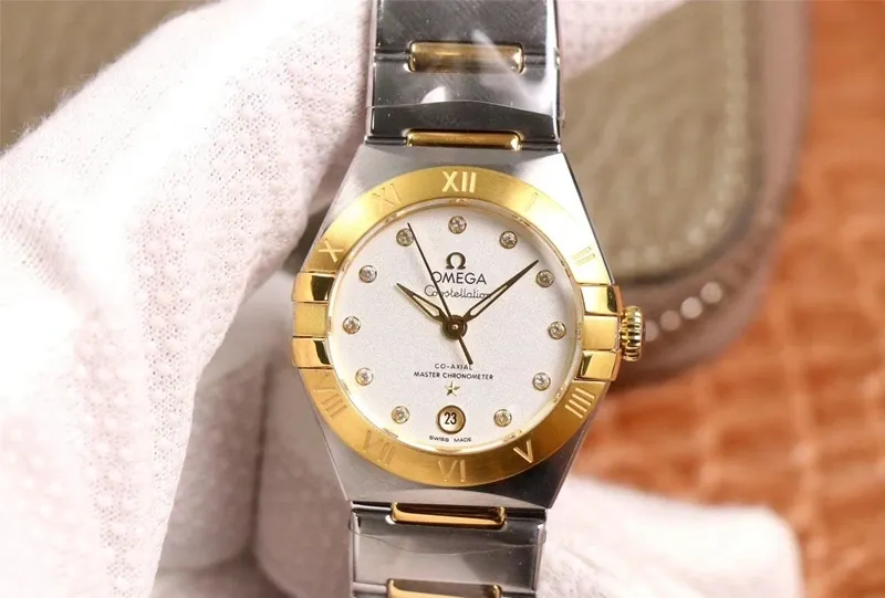 Omega Constellation 131.20.29.20.52.002 3S Factory V5 1:1 Best Edition Replica Watch White Dial Swiss NH05